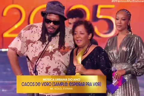 BK recebe prêmio Música Urbana do Ano por música do disco Diamante, Lágrimas e Rostos pra Esquecer