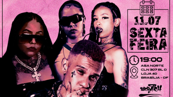 Scratch recebe Kizz3, Negra Flow, Dandara & DJ Merc
