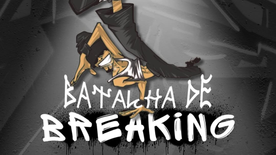Batalha de Breaking Dance no Três em Cena