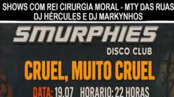 Smurphies Disco Club apresenta DJ Markynhos, Cirurgia Moral, MTy das Ruas e DJ Hércules