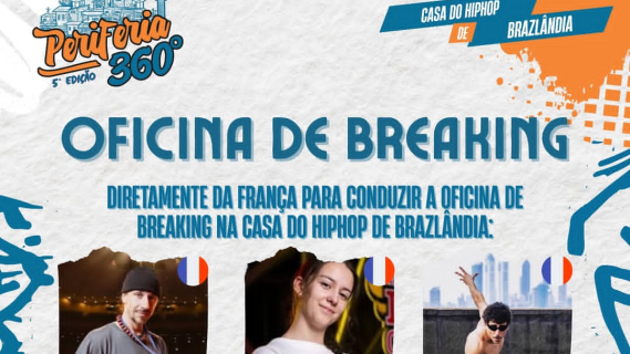 Casa do Hip-Hop de Brazlândia (DF) promove oficina de break dance