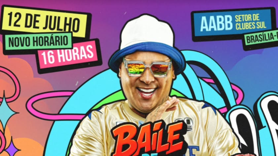 Baile das Férias apresenta MC Ryan (SP), Guind'Arte 121,  Zero Pacceli, entre outros