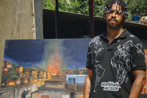 Cria do Complexo do Chapadão, JOTA é um dos artistas brasileiros selecionados para a residência artística ¡Hola Rio! no Uruguai